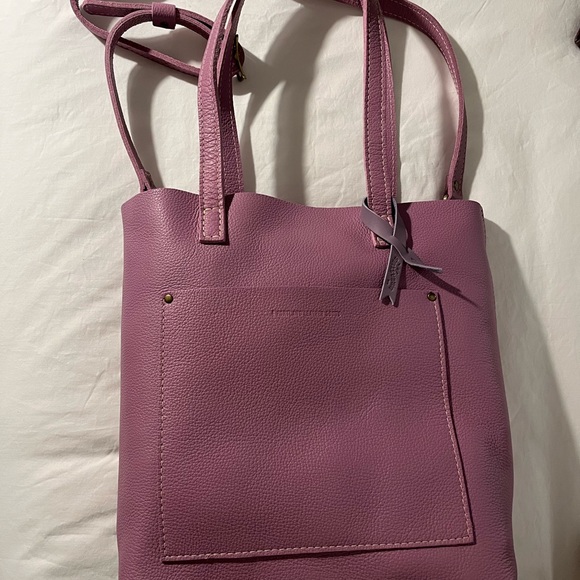 portland leather goods Handbags - Calla lily Leather Tote Bag